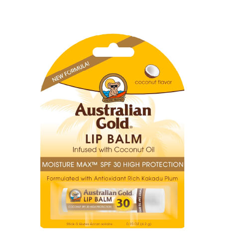 Australian Gold Sunscreen SPF30 Lip Balm Bálsamo Labial Solar Coco 4,2g
